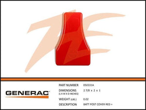 Generac battery post cover (050331A) | Blakney Electric