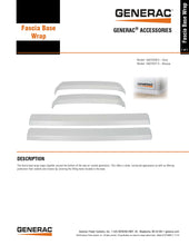 Load image into Gallery viewer, Generac Fascia Kit For HSB Base (Bisque)
